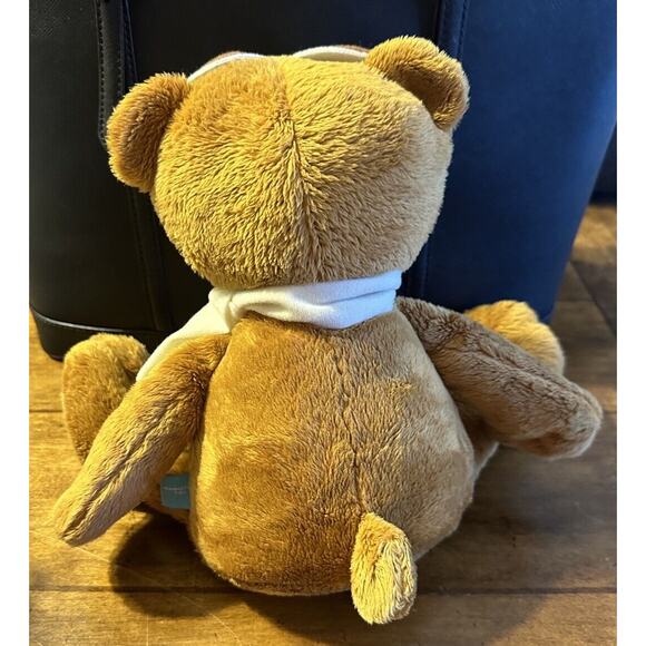 Manhattan Toy "18 Plush Brown Teddy Bear Pilot Aviator Baby Infant Toy - Picture 5 of 7